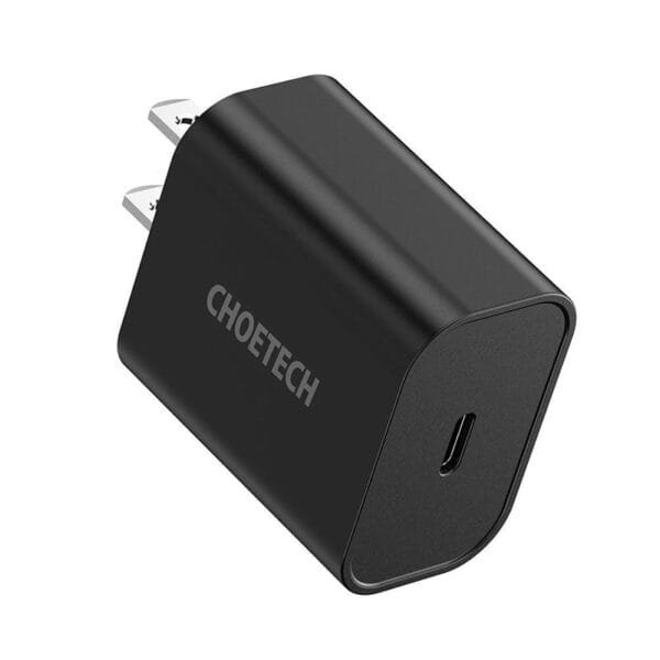 Choetech PD Fast Type C Wall Charger 20W Compatible with IPhone 13,13 Pro, 13 Pro Max,12 Pro Max/12/12 Pro /11 Pro Max – Black - Image 11