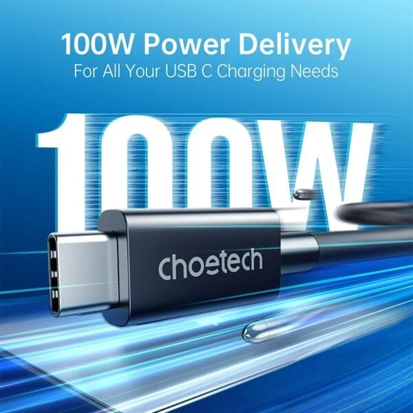 Choetech Thunderbolt 4 Cable 2.6ft 40Gbps With 100W Charging And 8K@30Hz 5K@60Hz Or Dual 4K Video – Black - Image 6