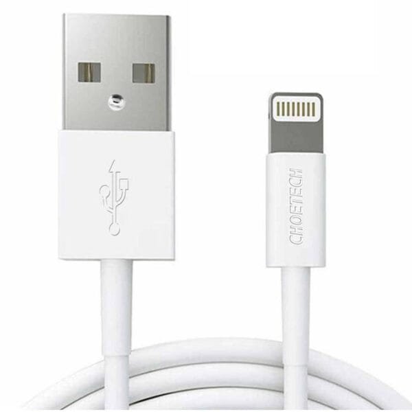 Choetech USB to Lightning Cable Apple Mfi Certified (1.8m/5.9ft) – White