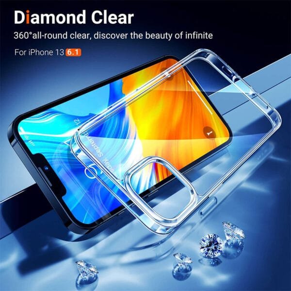 Buy Torras iPhone 13 Diamond Series Case Clear in Pakistan at Dab lew tech 3