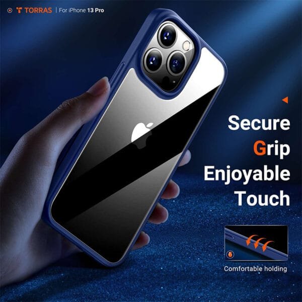 Buy Torras iPhone 13 Pro Diamond Series Case Blue in Pakistan at Dab lew tech 2