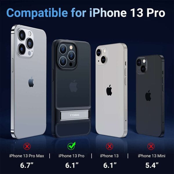 Buy Torras iPhone 13 Pro MarsClimber Series Case Black in Pakistan at dab lew tech 5