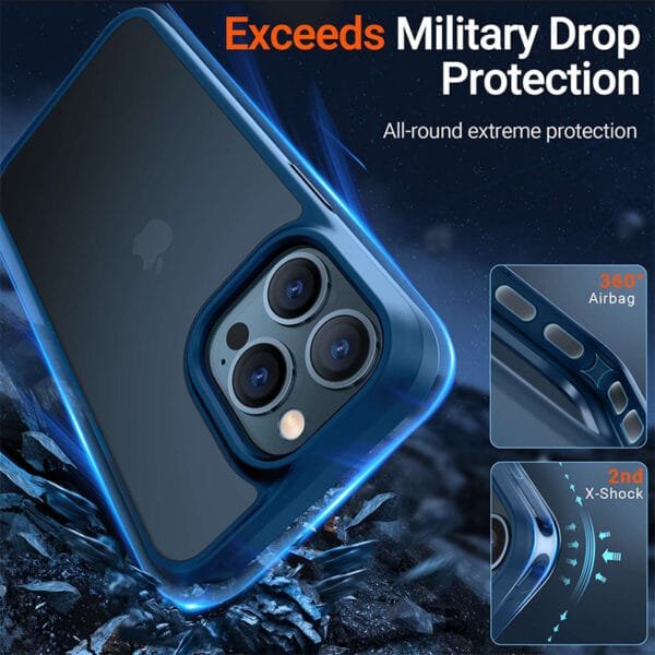 Buy Torras iPhone 13 Pro Max Guardian Series Case Blue in Pakistan at Dab lew tech 3