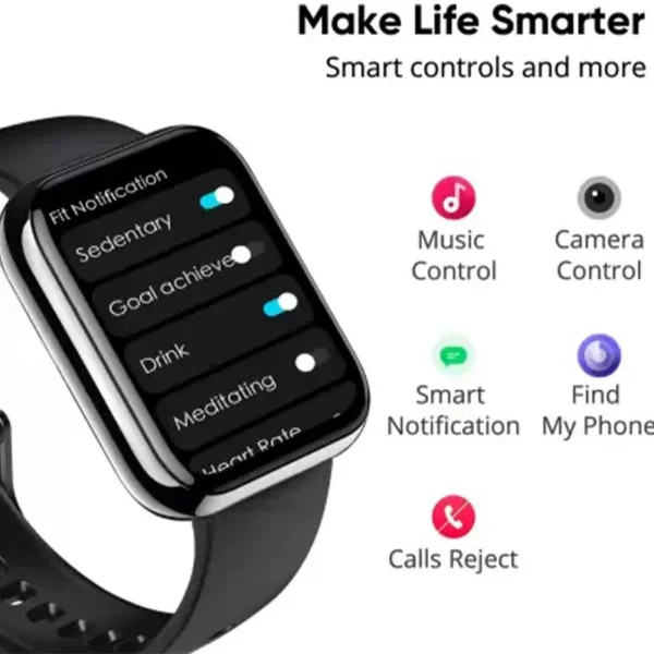 DIZO Watch Pro (by Realme TechLife) – Black - Image 10