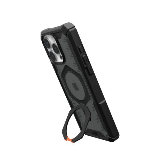 UAG Plasma XTE Magnetic Magsafe Compatible Phone Case for iPhone 15 Pro Max – Black/Orange - Image 3