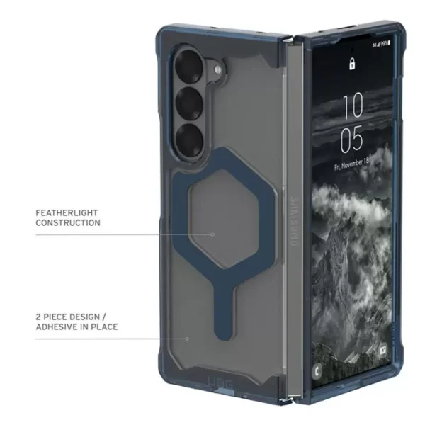 UAG Plyo Pro Series Phone Case for Samsung Galaxy Z Fold 6 – Ice/Mallard - Image 10